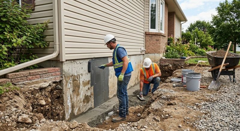 Wall Waterproofing in Fredericksburg, VA